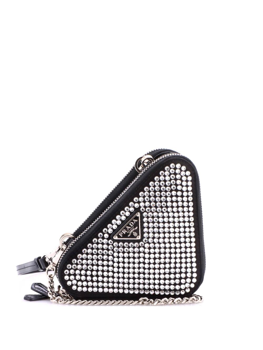 Prada Triangle Double Pouch Crossbody #364606P18B